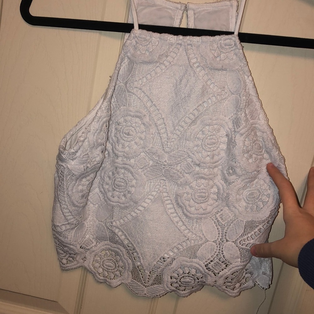 Abercrombie lace halter top